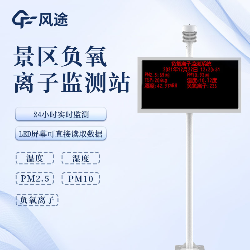 負氧離子在線監測儀：從參數監測到遠程管理，多場景適配的監測設備
